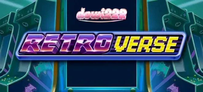 Tampilan antarmuka game slot RetroVerse di layar smartphone